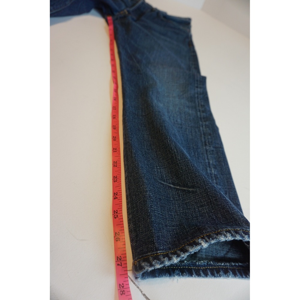 RRL Double RL Low Straight Japan Woven Selvedge Denim Jeans Blue 32x30 - Picture 14 of 16